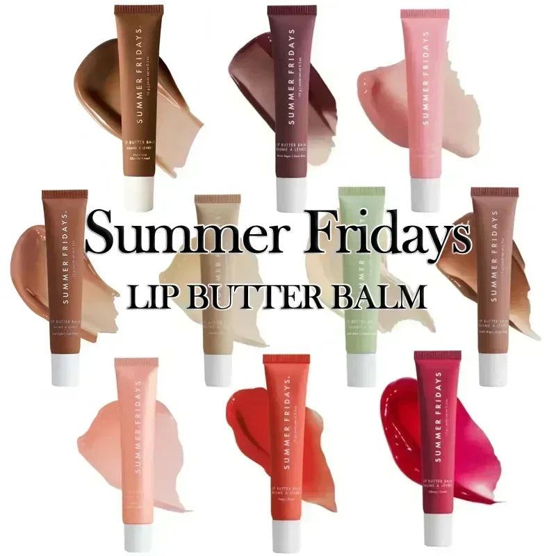 Popular Summer Friday Iced Coff Lip Balm Moisturizing Transparent Lipstick Set Smooth Soft Tube Mirror Lip Gloss Lip Makeupv