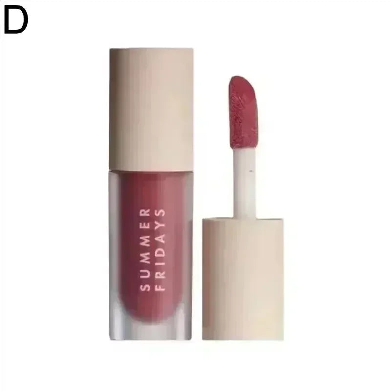 Popular Summer Friday Iced Coff Lip Balm Moisturizing Transparent Lipstick Set Smooth Soft Tube Mirror Lip Gloss Lip Makeupv