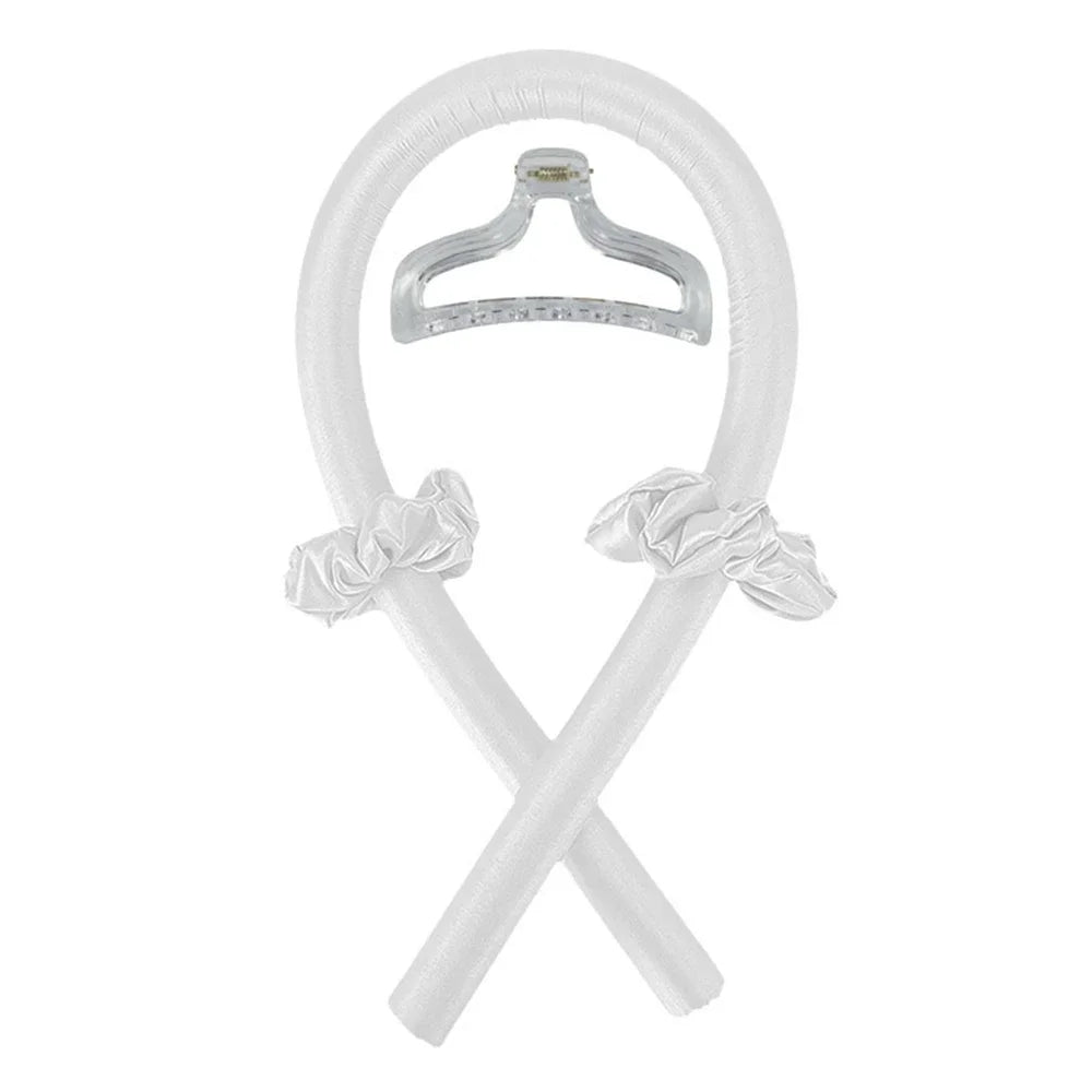 Heatless Curling Rod Headband | No Heat Silk Hair Curlers for Effortless Curls | Soft Sleep-in Ribbon Rollers for Women