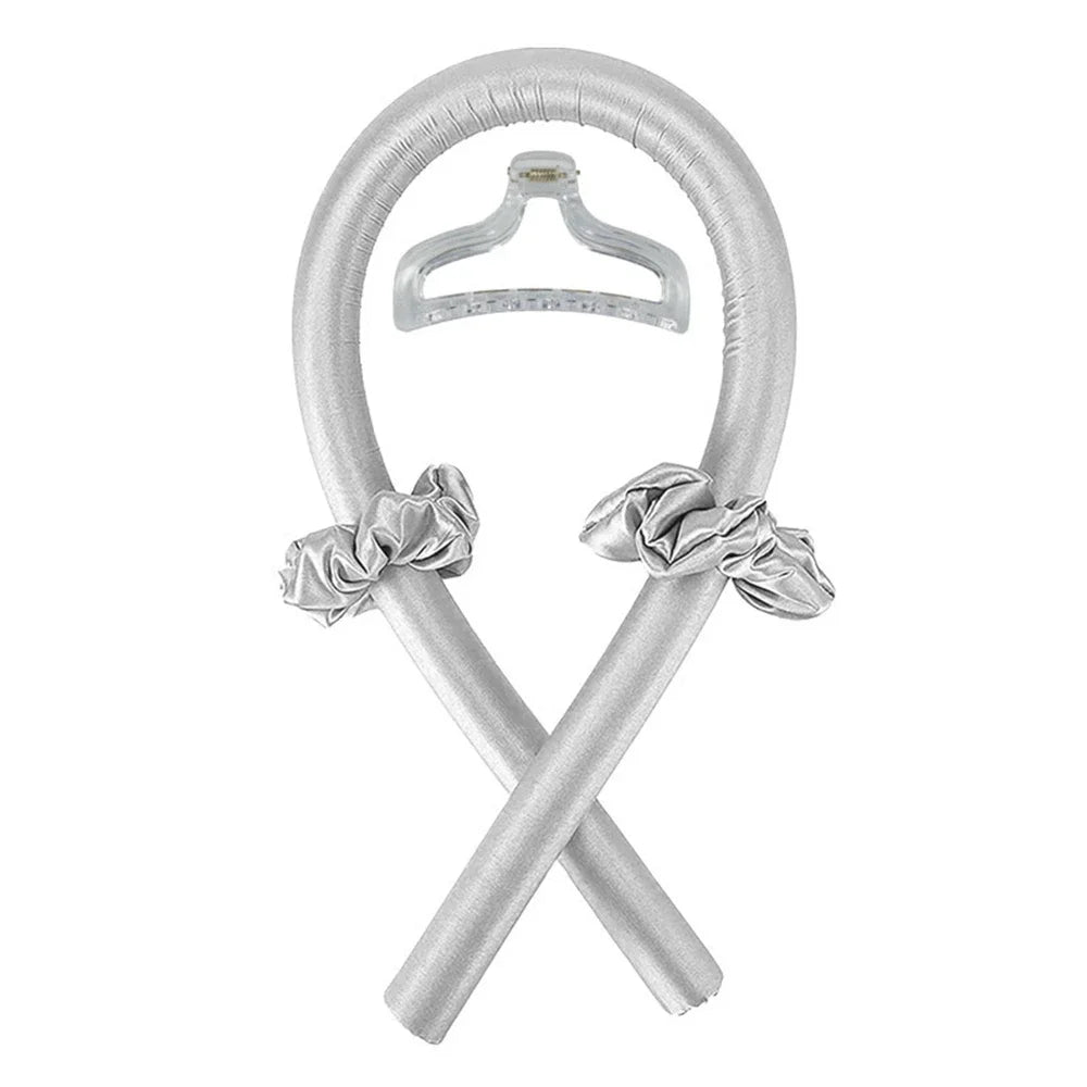 Heatless Curling Rod Headband | No Heat Silk Hair Curlers for Effortless Curls | Soft Sleep-in Ribbon Rollers for Women