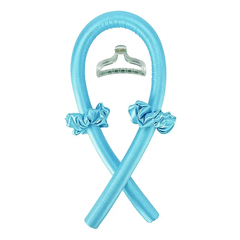 Heatless Curling Rod Headband | No Heat Silk Hair Curlers for Effortless Curls | Soft Sleep-in Ribbon Rollers for Women