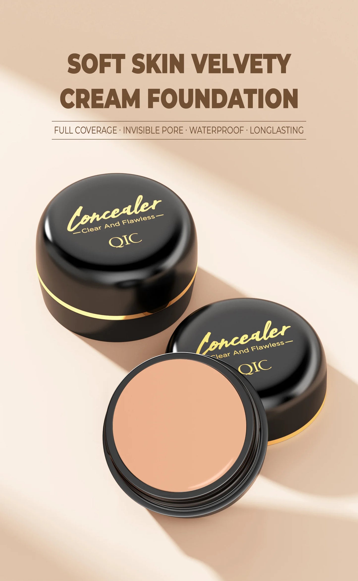 Waterproof Full Coverage Concealer | Tattoo & Scar Cover Foundation | Natural Finish for All Skin Types