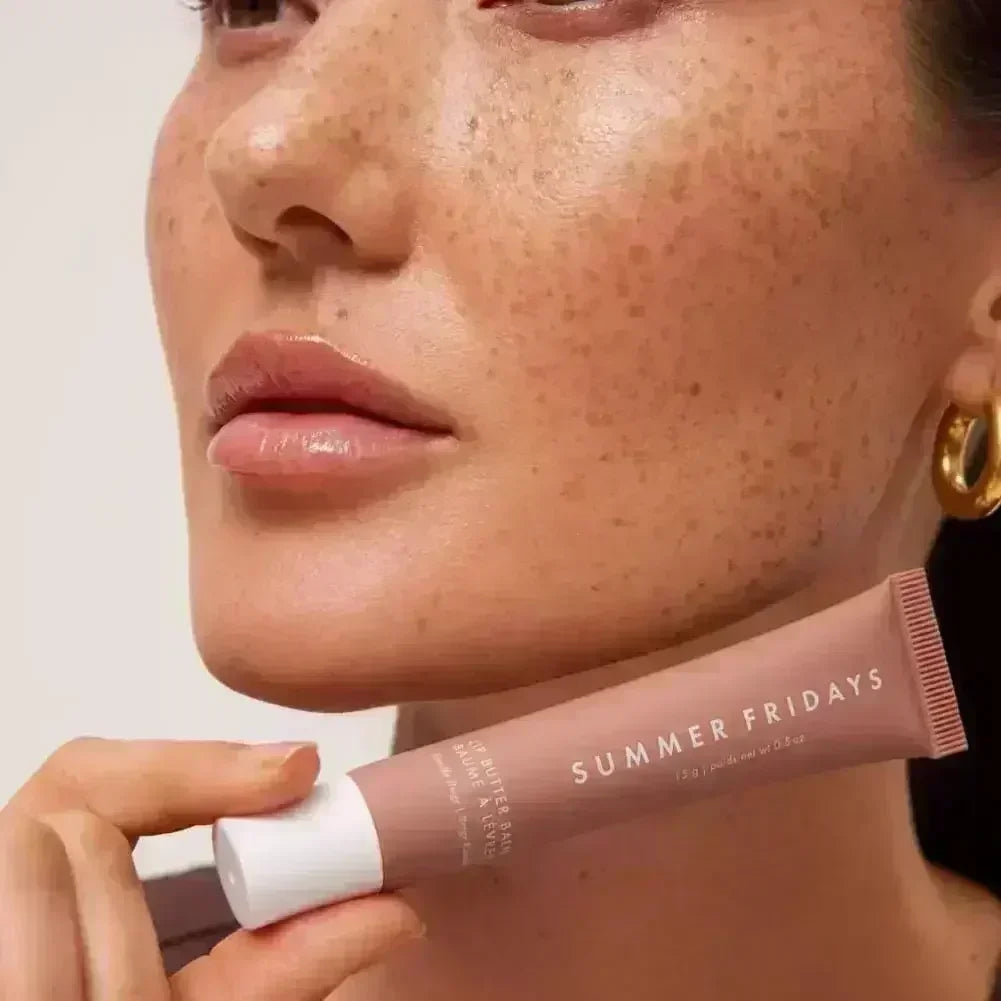 Popular Summer Friday Iced Coff Lip Balm Moisturizing Transparent Lipstick Set Smooth Soft Tube Mirror Lip Gloss Lip Makeupv