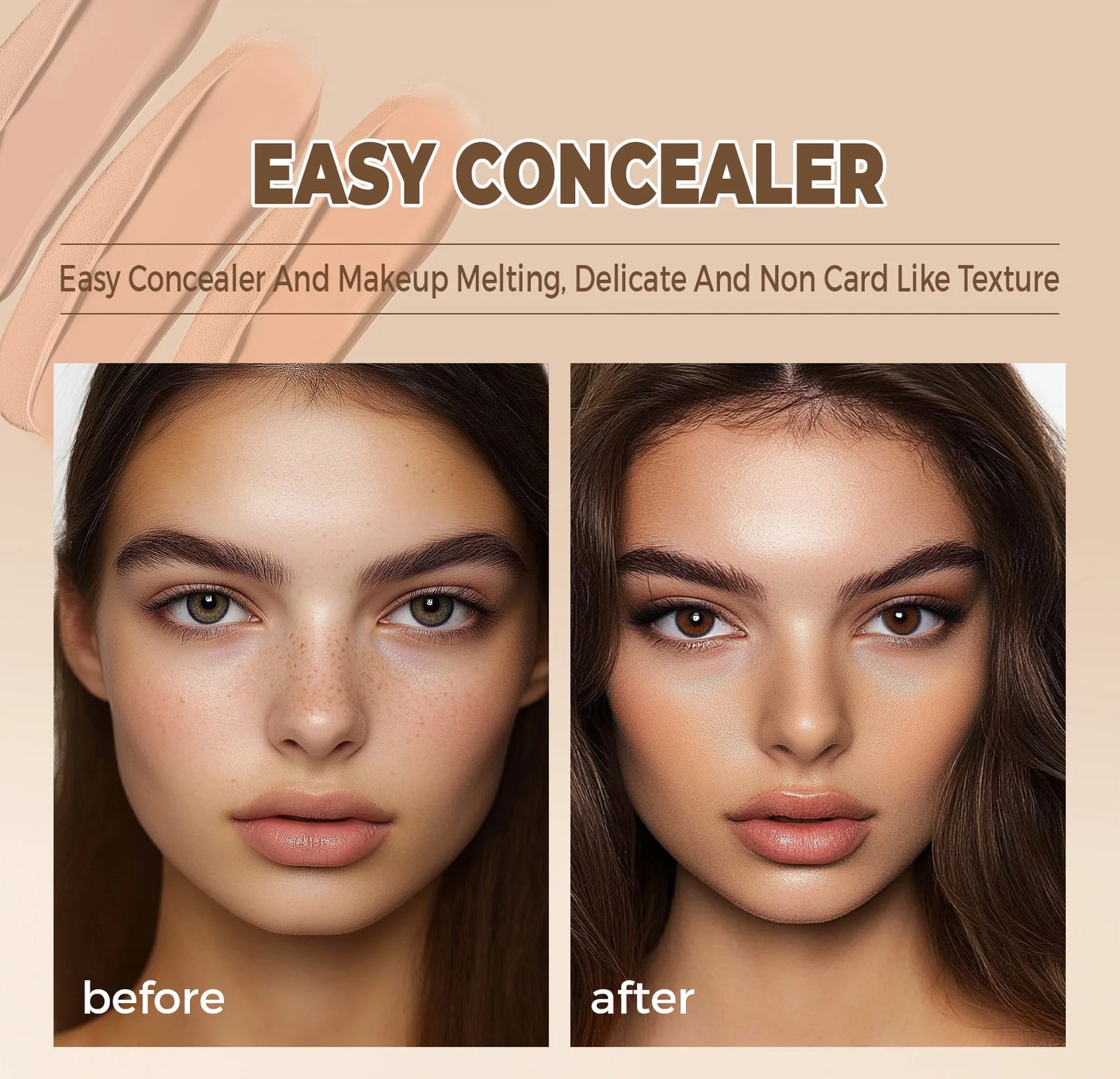 Waterproof Full Coverage Concealer | Tattoo & Scar Cover Foundation | Natural Finish for All Skin Types