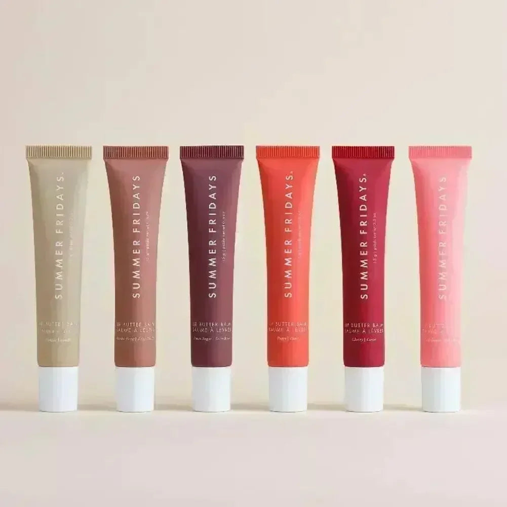 Popular Summer Friday Iced Coff Lip Balm Moisturizing Transparent Lipstick Set Smooth Soft Tube Mirror Lip Gloss Lip Makeupv