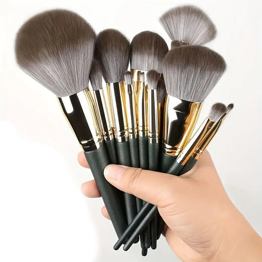 14-Piece Professional Makeup Brush Set – Soft Foundation, Blush & Contour Brushes