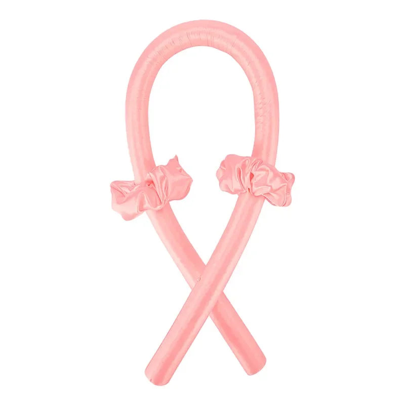 Heatless Curling Rod Headband | No Heat Silk Hair Curlers for Effortless Curls | Soft Sleep-in Ribbon Rollers for Women