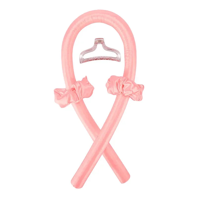 Heatless Curling Rod Headband | No Heat Silk Hair Curlers for Effortless Curls | Soft Sleep-in Ribbon Rollers for Women